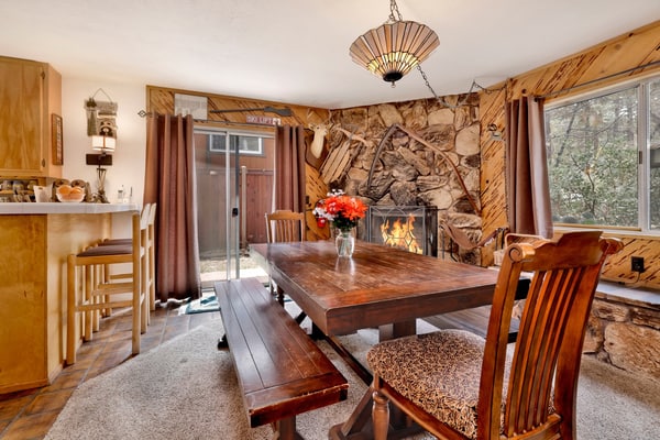 Popko's Place | 3BR/1BA Moonridge Cabin w/ BBQ Deck & Fenced Yard