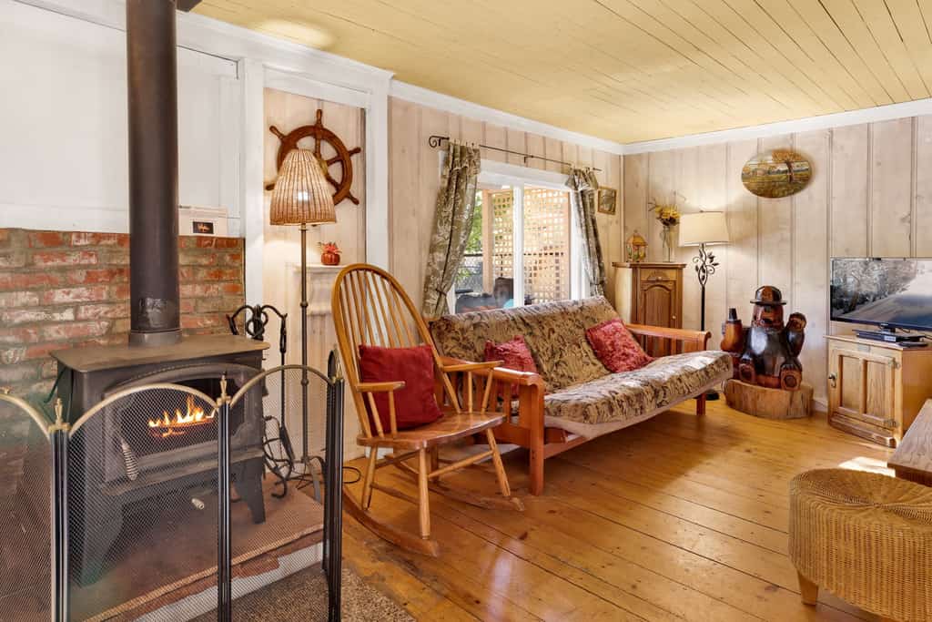 Pines 23 | Cozy Village Retreat w/ Forest Views, Fireplace & Walk-to-Lake