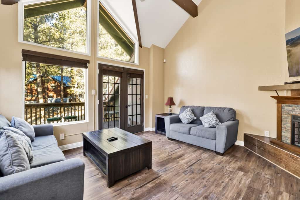 Fawnskin Chalet | Dual-Unit Retreat | Hot Tub, Game Room, Dog Run | Walk to Lake & Marina