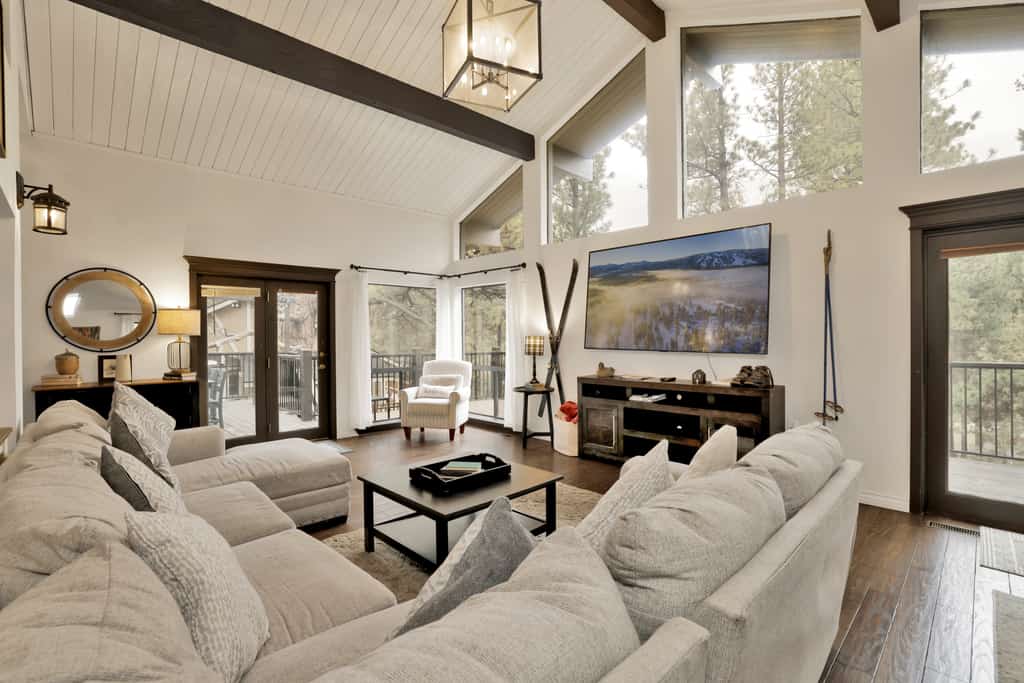 Soaring Pines Big Bear Retreat | Spa & Game Room Sauna