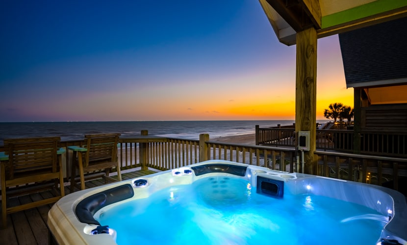 Beachfront | Game Room, Hot Tub & Ocean Views