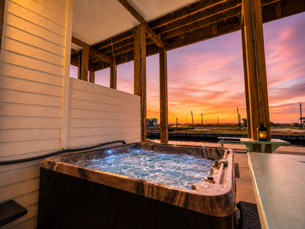 Canal Front l Hot Tub | Basketball Hoop