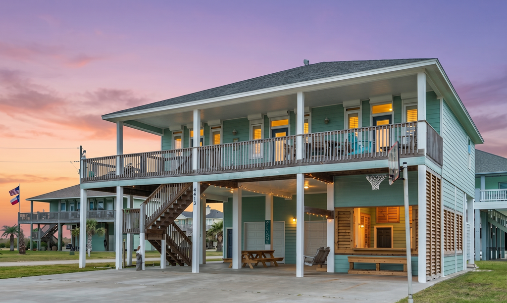 Tiki Bar | Gulf Views | Basketball Hoop | Sleeps 16
