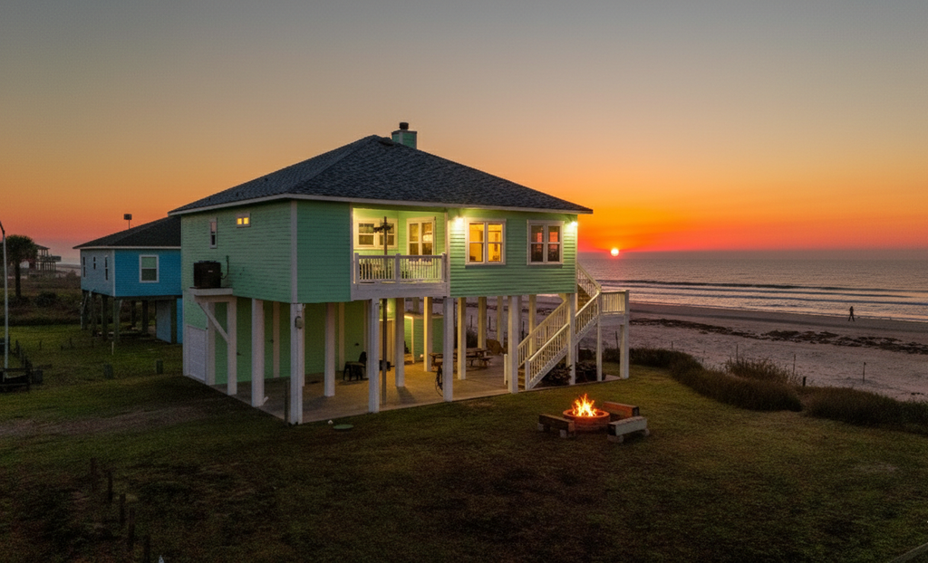 Breathtaking Beachfront 3BR Cargo Lift, Fire pit l Pet-Friendly