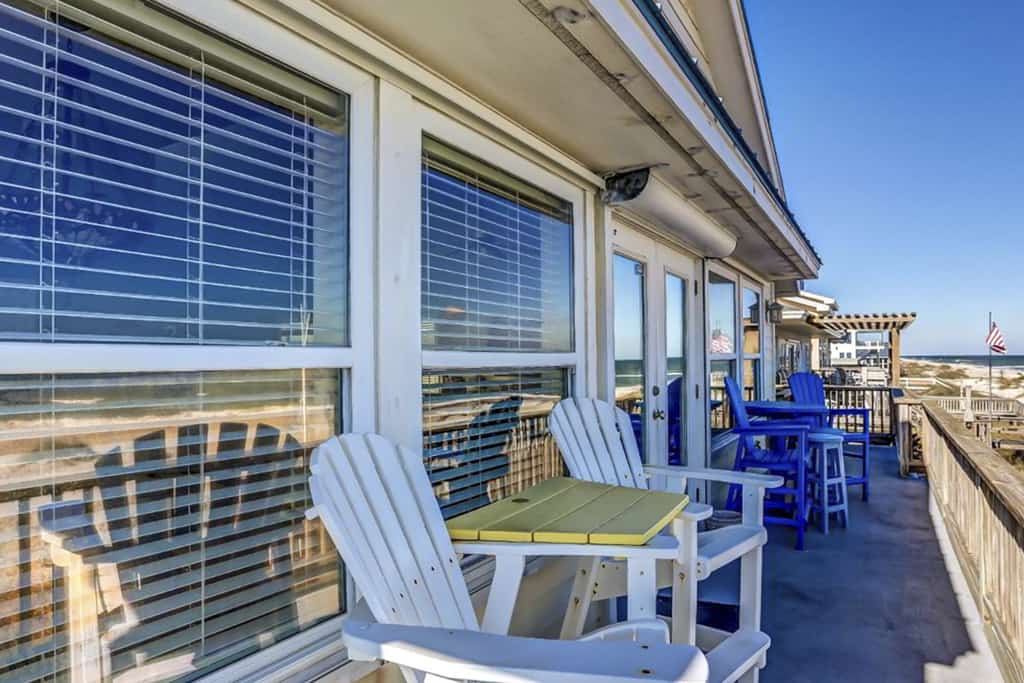 Spacious Beachfront Home w/Deck, Balcony, Central A/C, Washer/Dryer, and WiFi