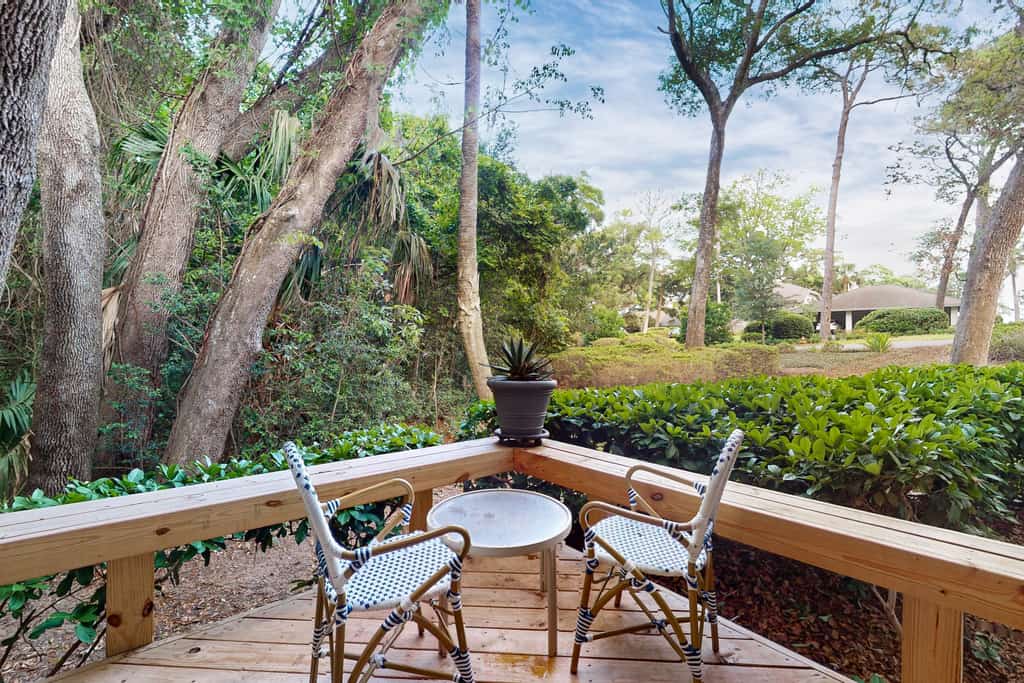 Ameila Island Plantation condo with beach access, private patio and pool.