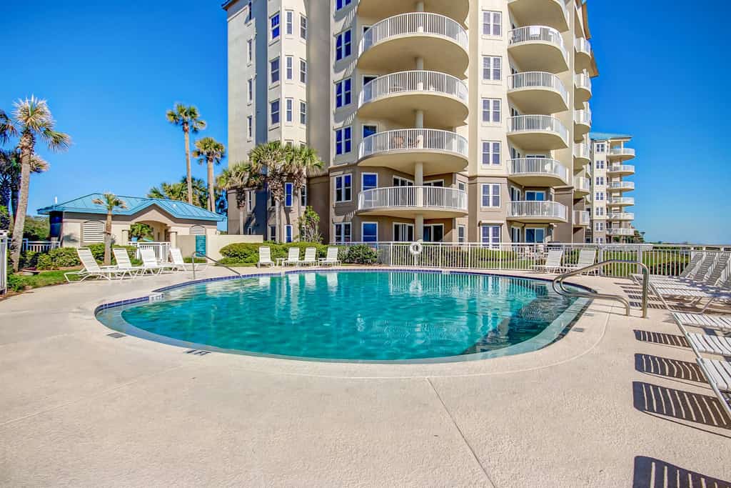 Luxurious oceanfront condo with private balcony,  2 pools, and beach access