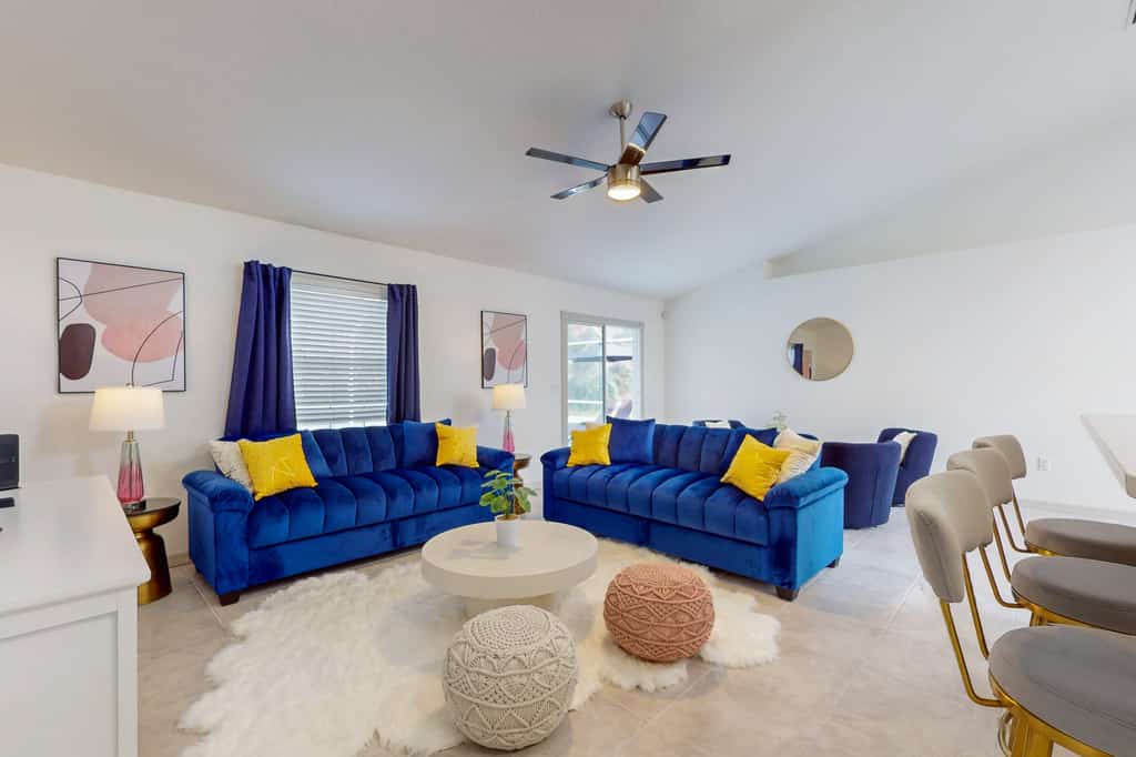 Home near the beach with private pool, inviting patio, streaming & AC