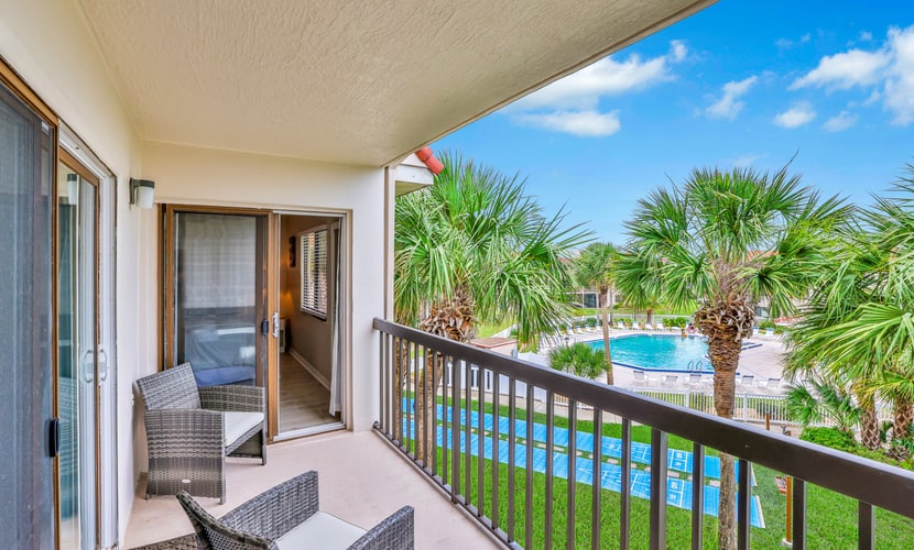 Third Floor Condo with Shared Pool, Free WiFi, Central AC, & Shared Tennis