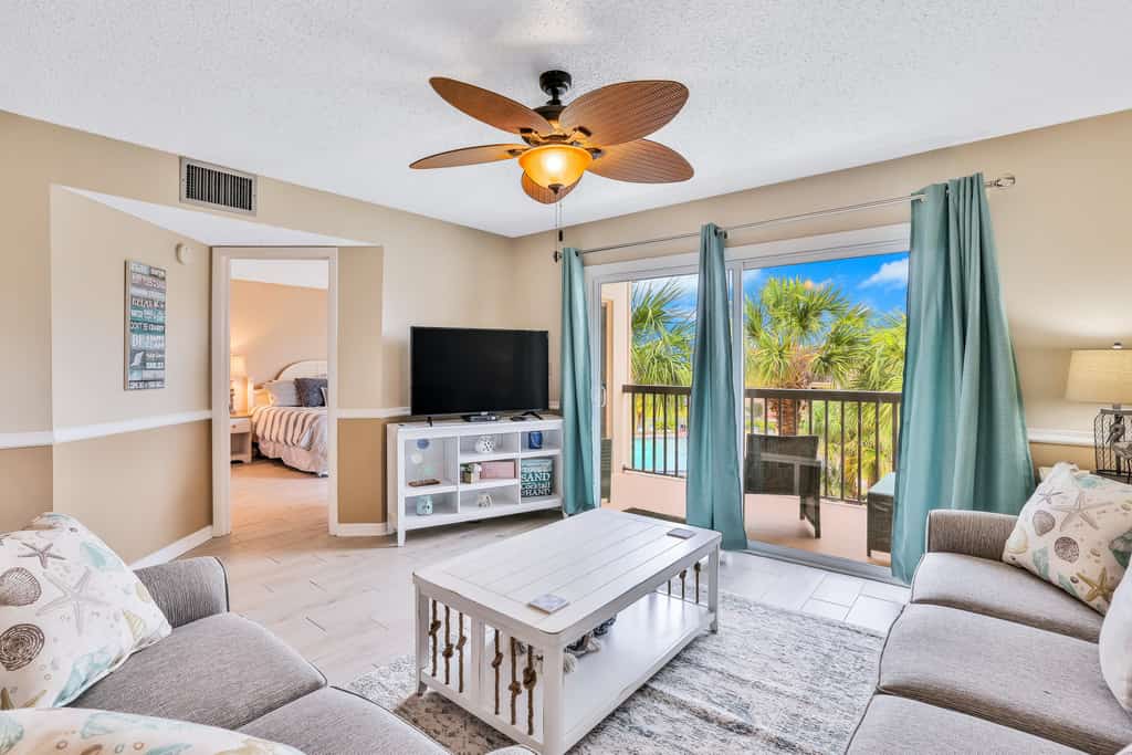 Third Floor Condo with Shared Pool, Free WiFi, Central AC, & Shared Tennis