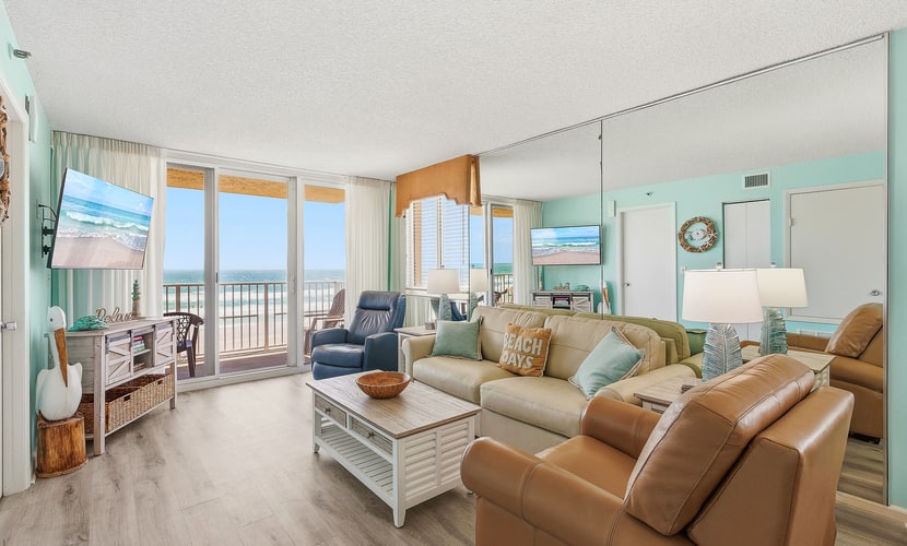 Oceanfront Condo - Beach, Pool & Steps to Flagler Ave