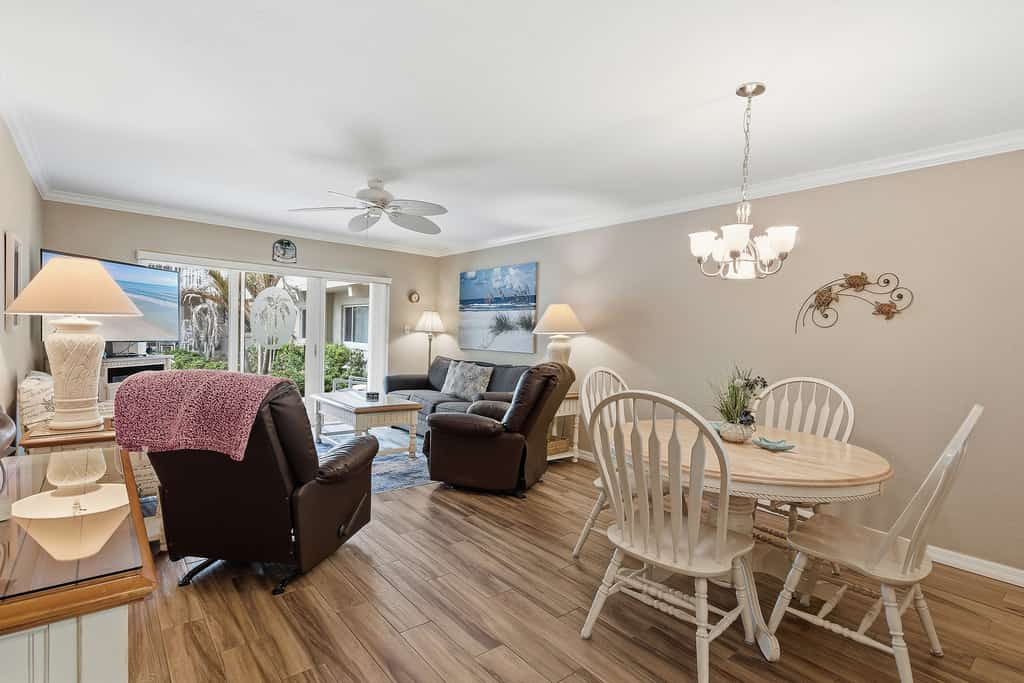 Beachfront Comfort w/ Pool, Patio & Steps to Flagler Avenue
