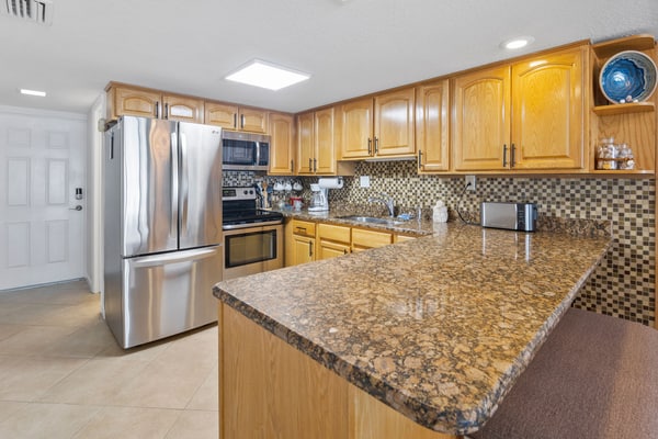 Beachfront Comfort w/ Pool, Balcony & Steps to Flagler Avenue