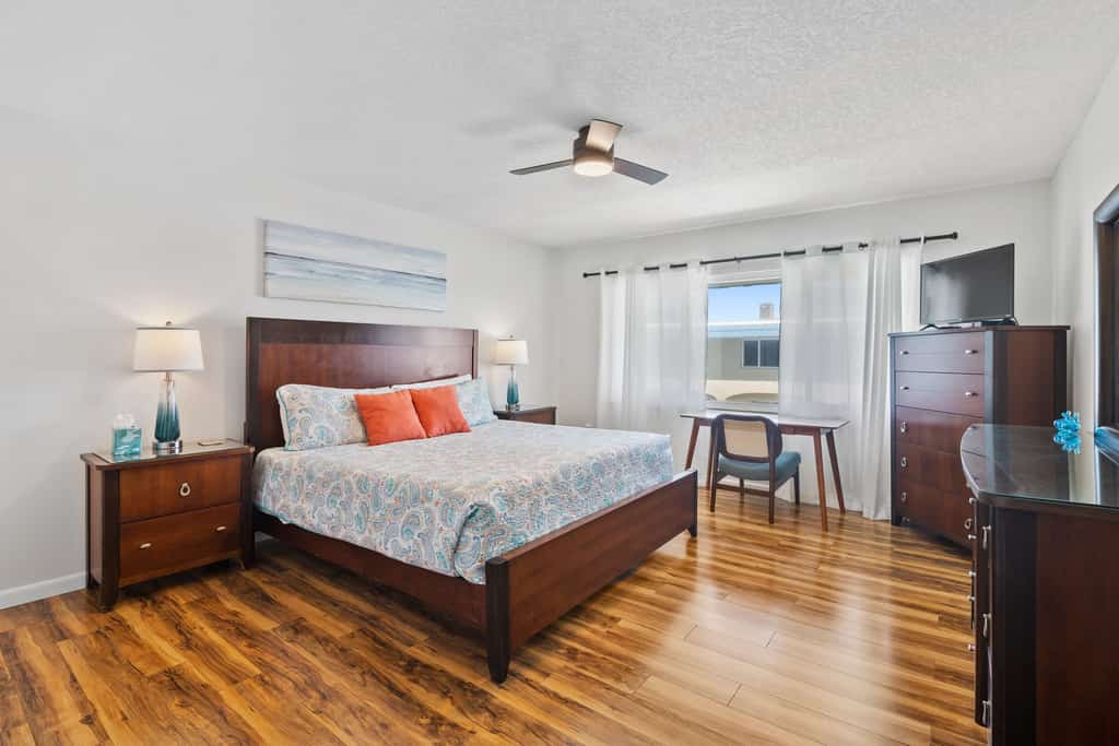 Beachfront Comfort w/ Pool, Balcony & Steps to Flagler Avenue