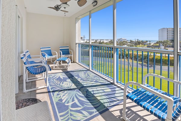 Oceanview Condo Steps to No-Drive Beach + Resort Amenities