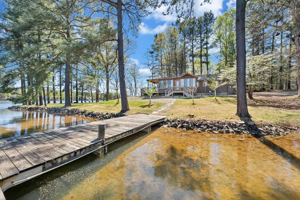 Lake Harmony - Lakefront Home w/ Private Dock, & Fire Pit
