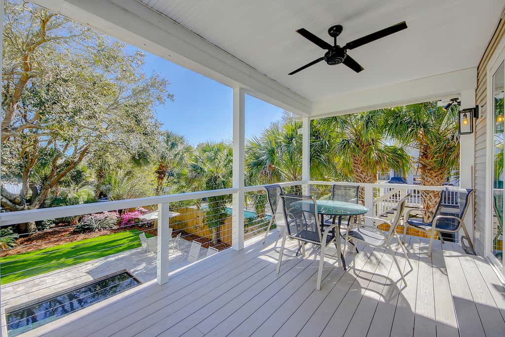 Gorgeous home with private pool, deck, enclosed patio, central AC, & balcony