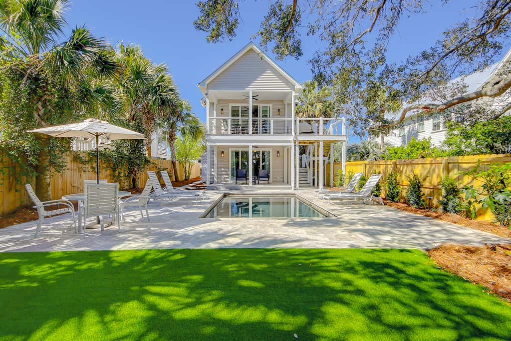 Gorgeous home with private pool, deck, enclosed patio, central AC, & balcony