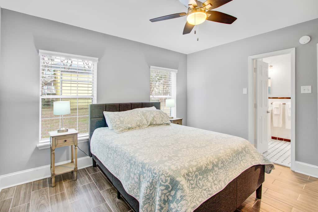 Dog-friendly, ocean-view getaway with grill, deck, beach access & basketball