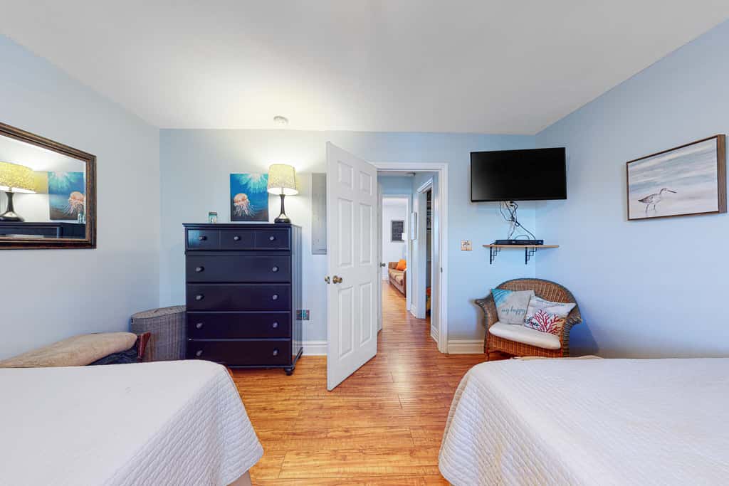 Dog-Friendly, Downtown Folly Beach Condo w/Free WiFi, Flatscreen TVs & more