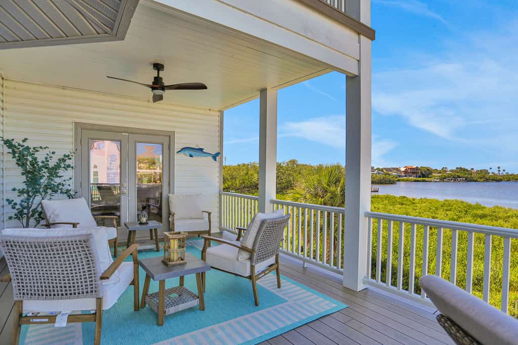 5BR Home- waterfront w/ pool, hot tub, & game room