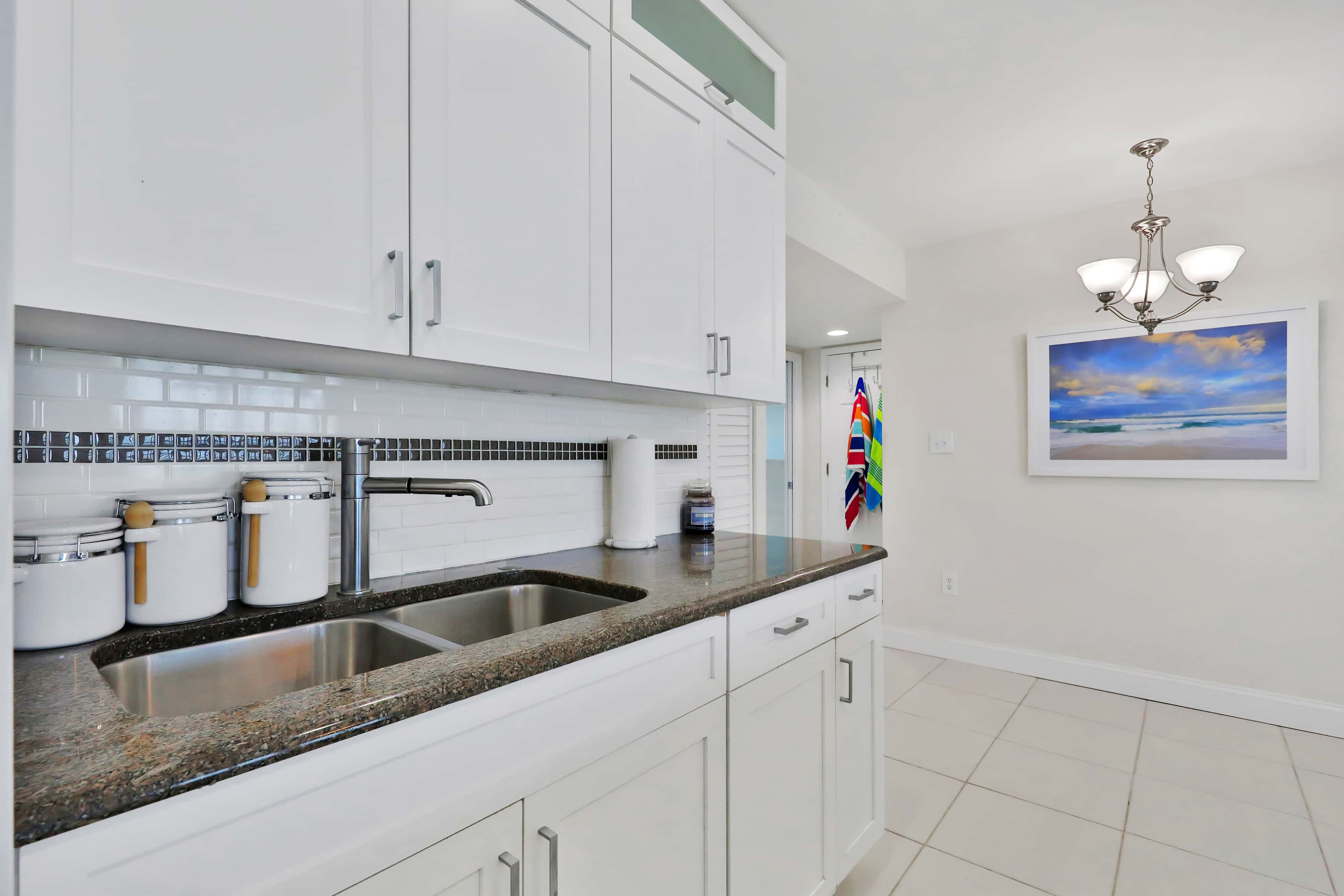 Bright Gulf front condo just steps from the beach