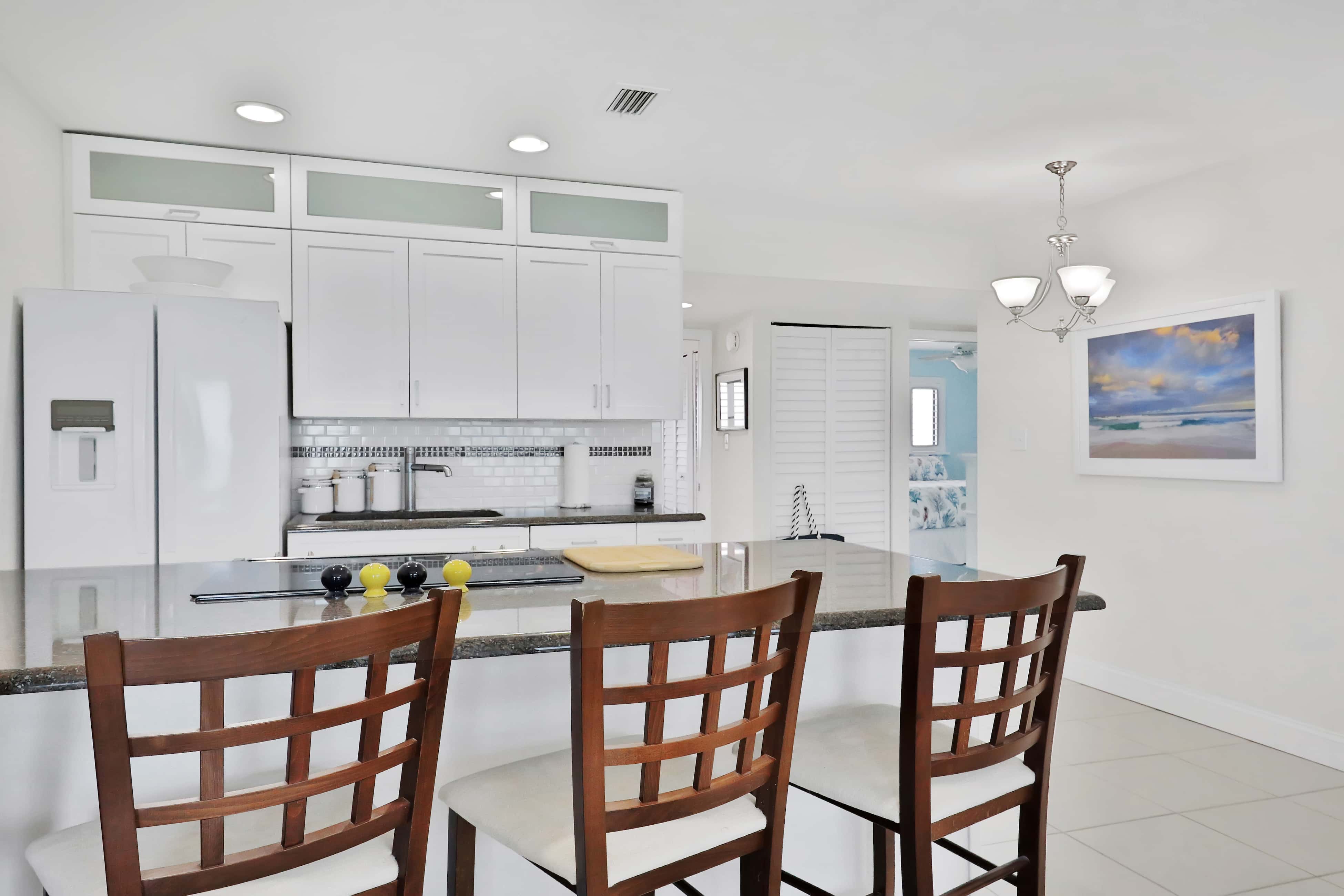 Bright Gulf front condo just steps from the beach
