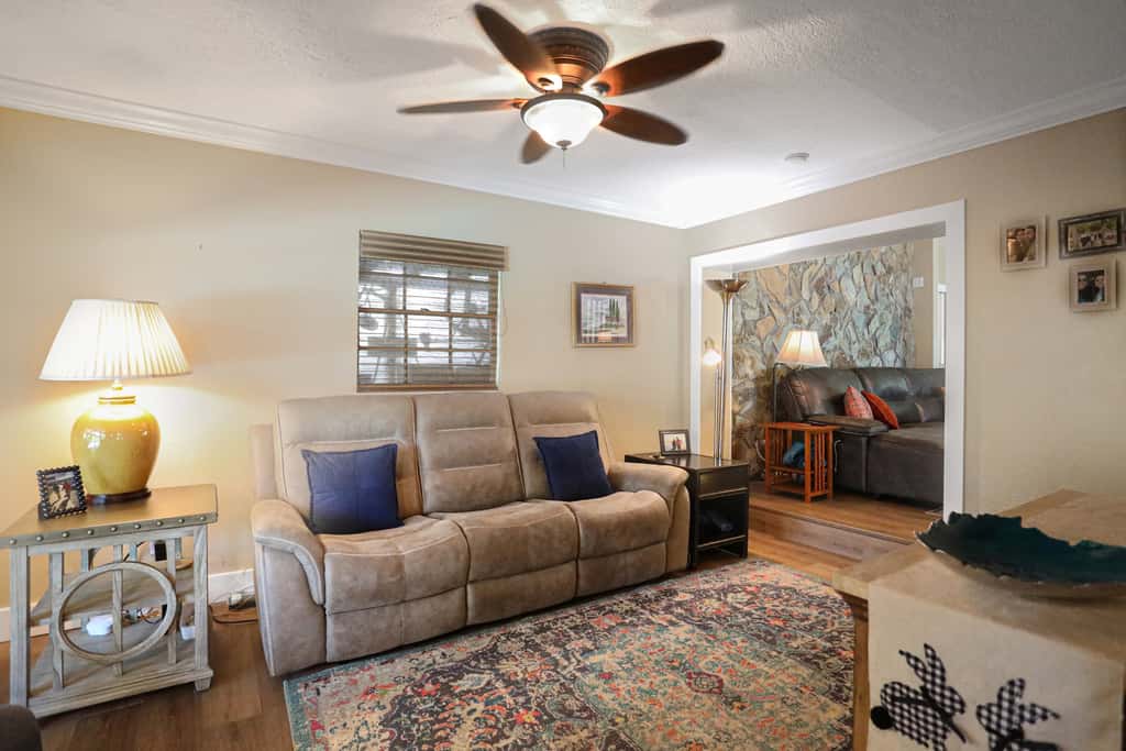 Riverfront retreat with pool spa outdoor kitchen firepit dock sauna and games