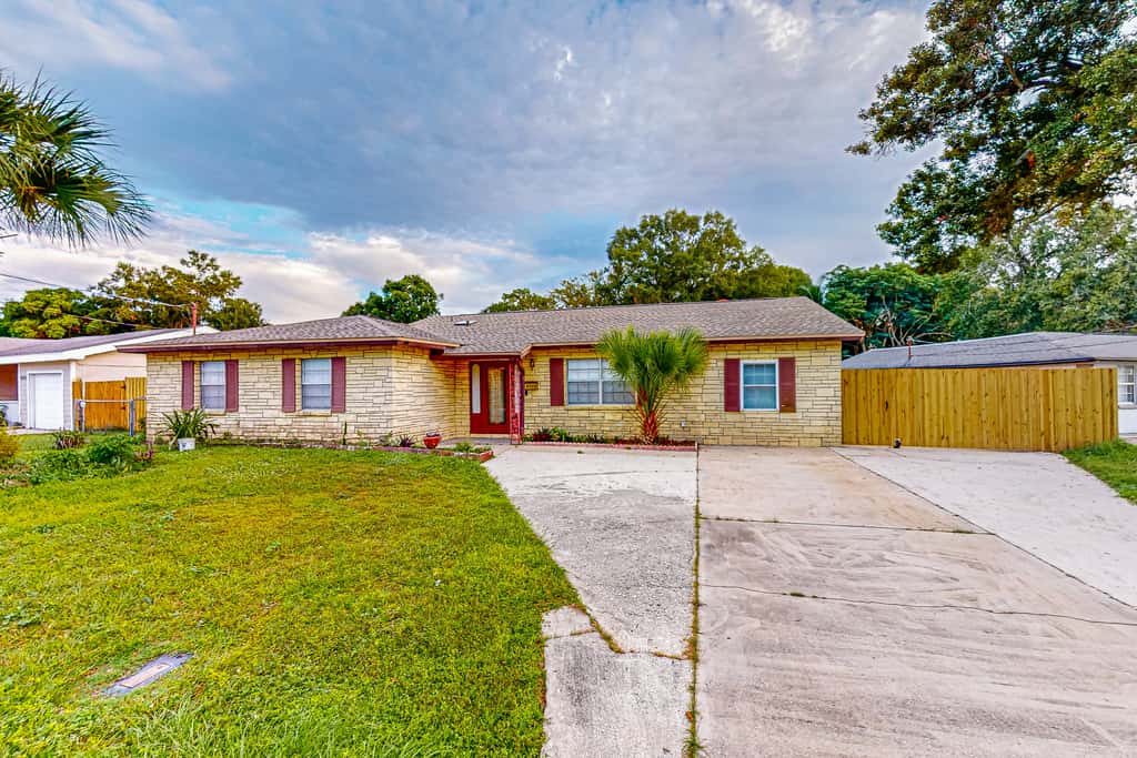 Conveniently located home with private pool patio foosball and private WD