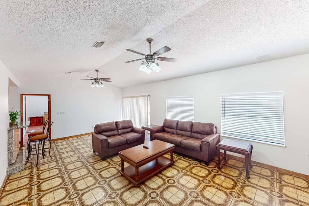 Conveniently located home with private pool patio foosball and private WD
