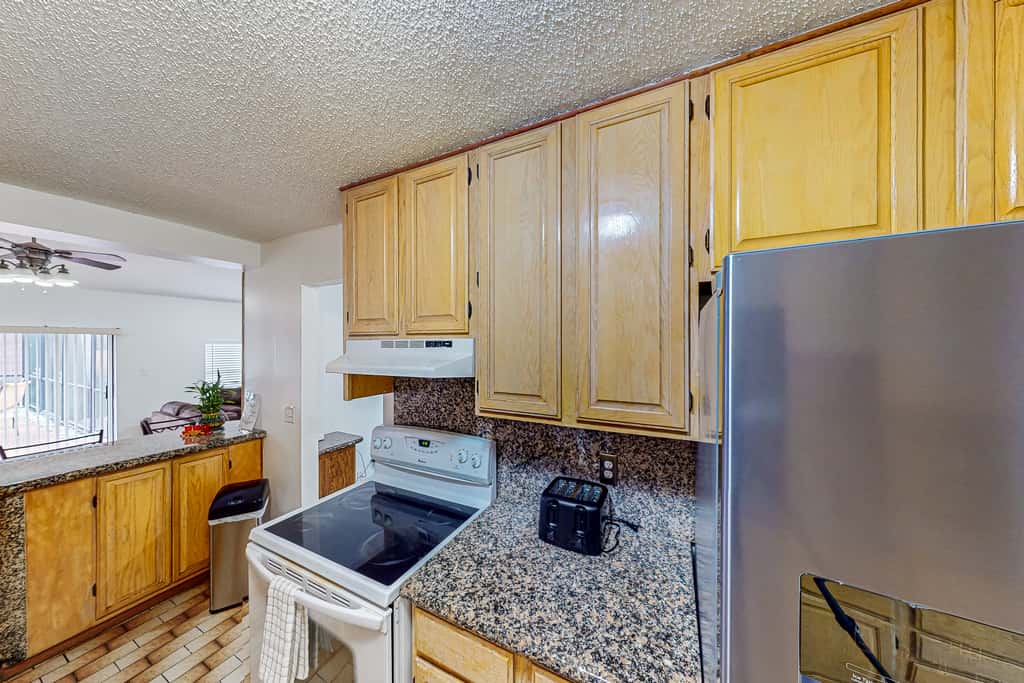Conveniently located home with private pool patio foosball and private WD
