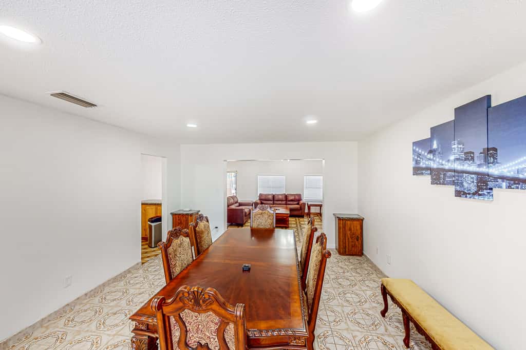 Conveniently located home with private pool patio foosball and private WD