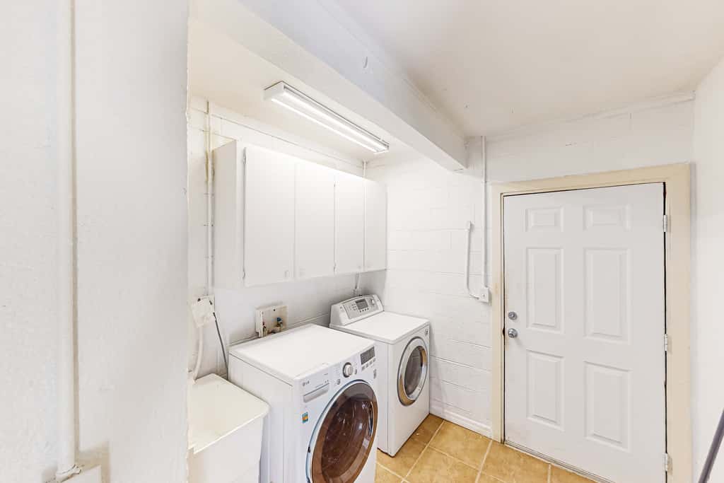Conveniently located home with private pool patio foosball and private WD