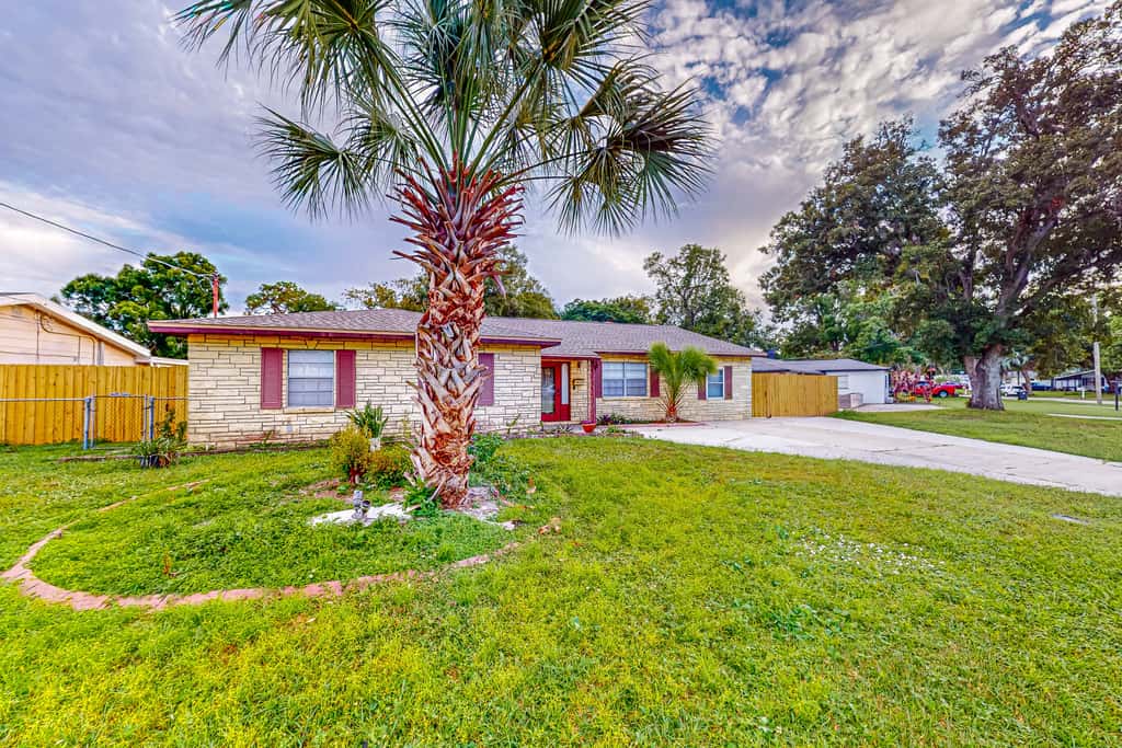 Conveniently located home with private pool patio foosball and private WD