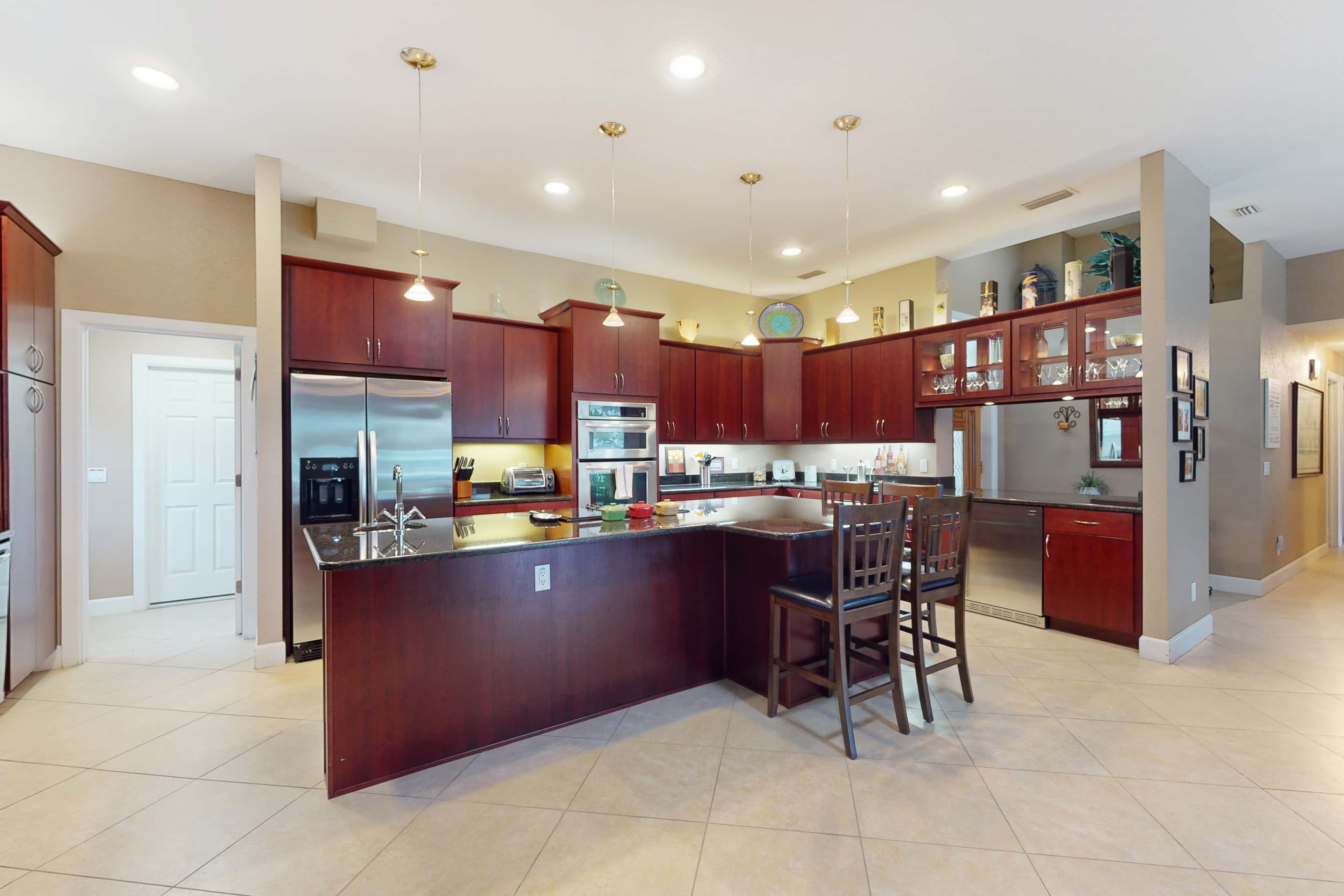 2 657 sq ft upscale canal home with pool dock and stunning main suite dog friendly