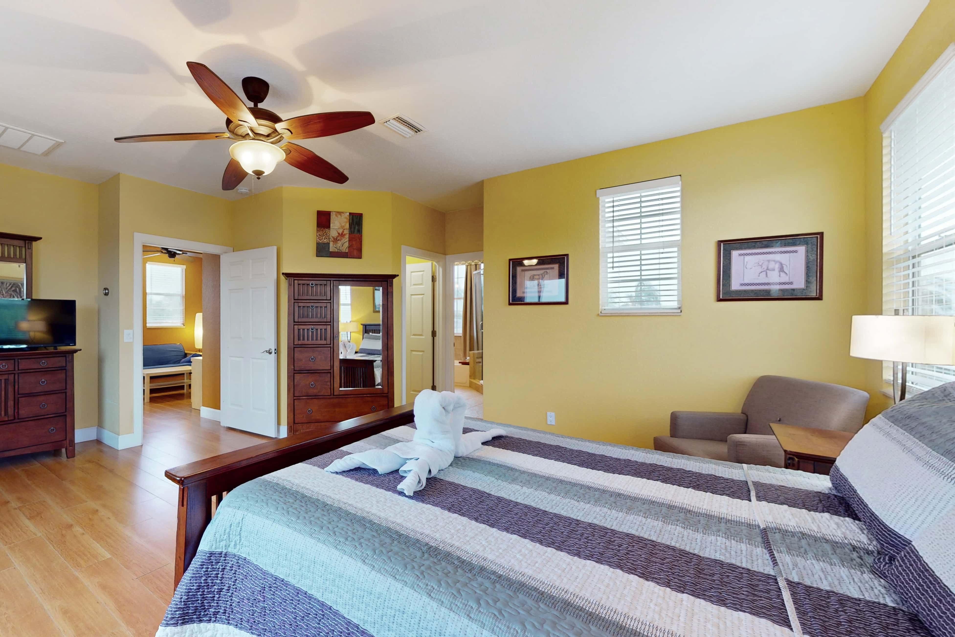 2 657 sq ft upscale canal home with pool dock and stunning main suite dog friendly