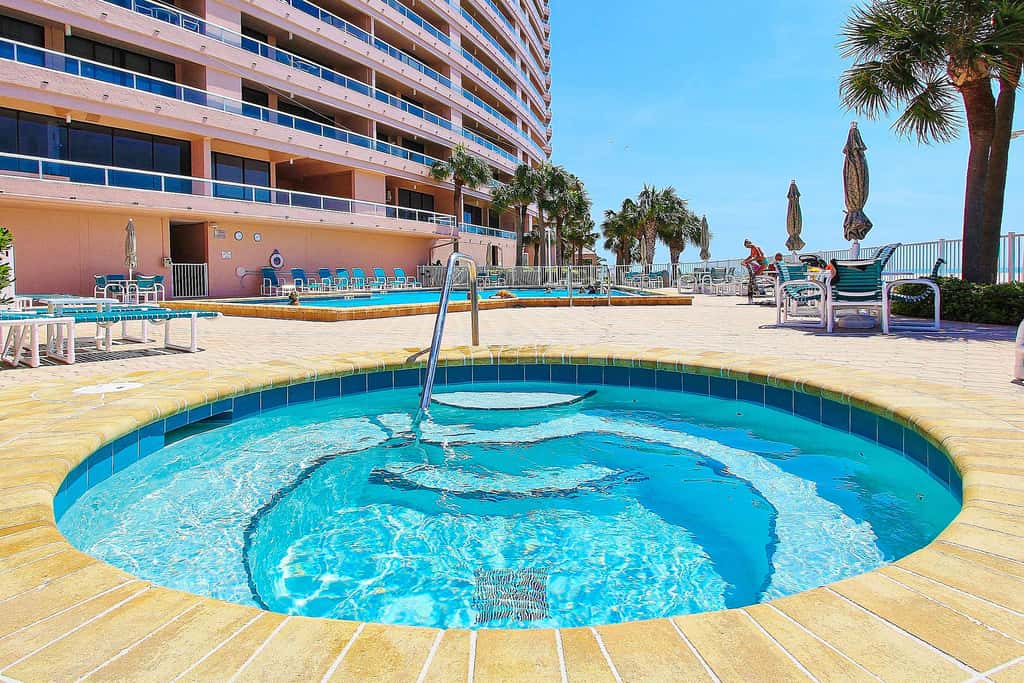 12th floor beachfront condo with balcony heated pool gym pool spa and tennis