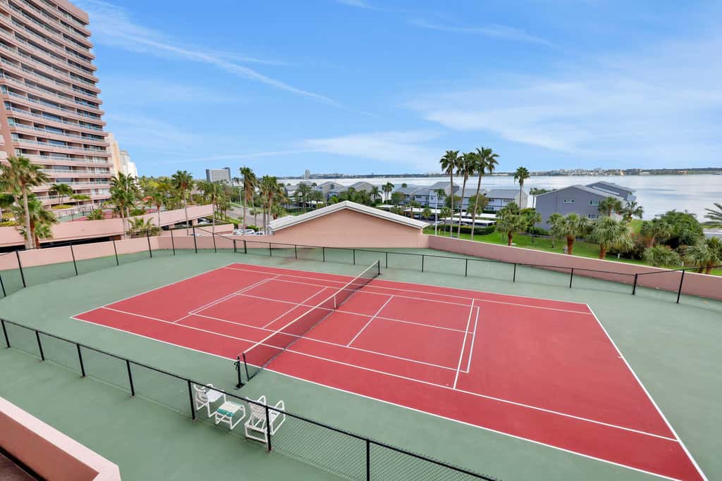 12th floor beachfront condo with balcony heated pool gym pool spa and tennis