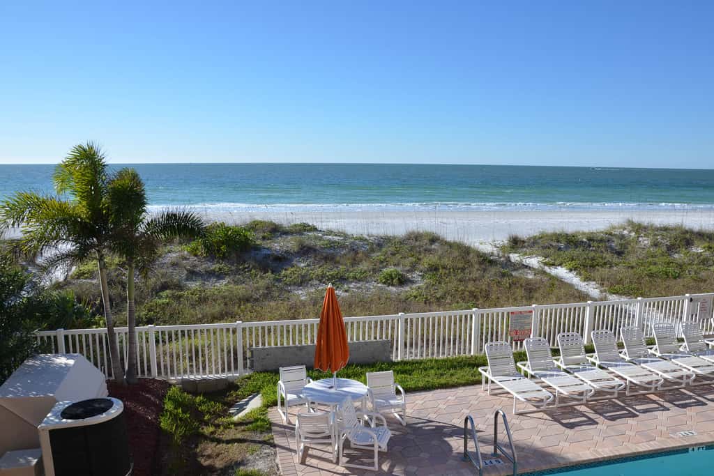 Corner waterfront condo with pool Gulf views and easy beach access