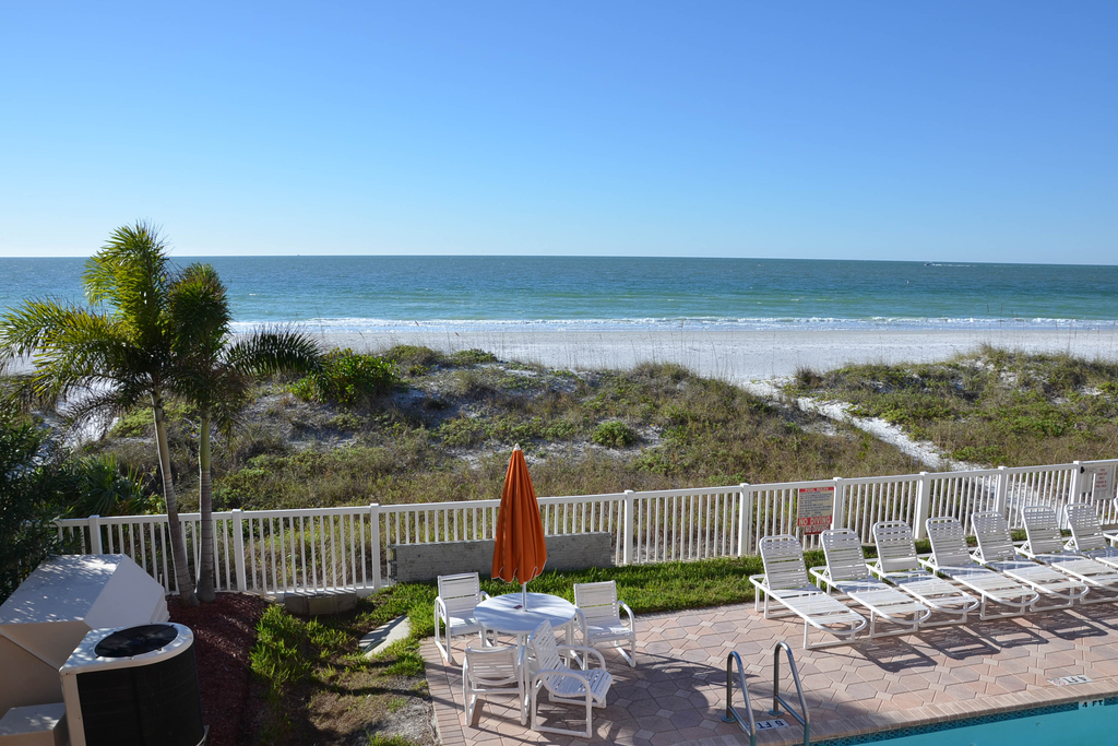 Corner waterfront condo with pool Gulf views and easy beach access