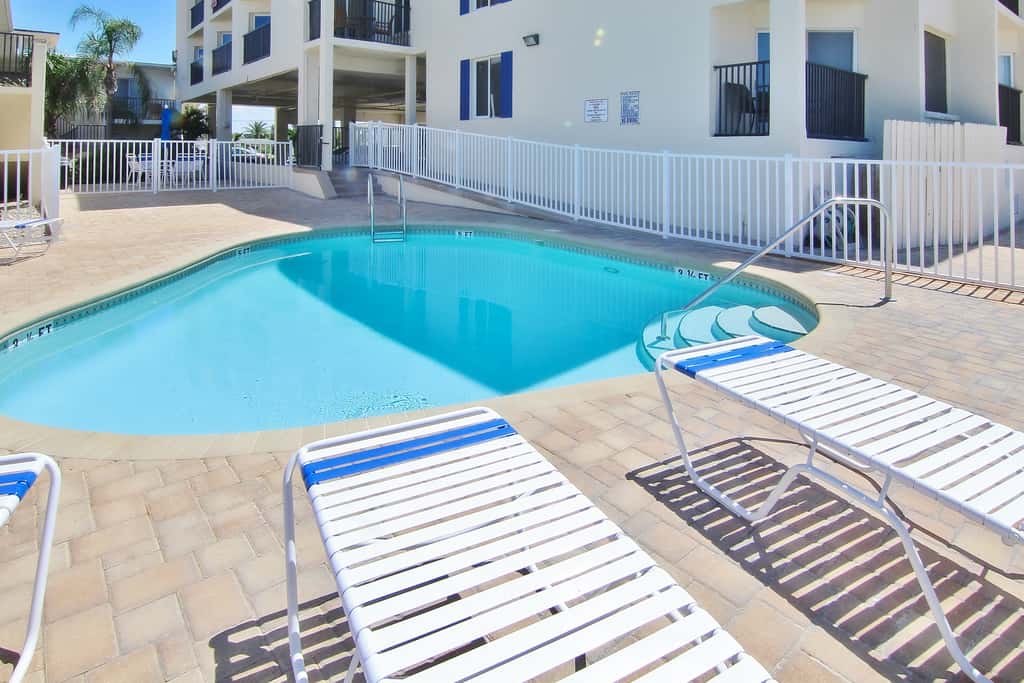 Gulf front condo with pool amazing views and central AC dog friendly
