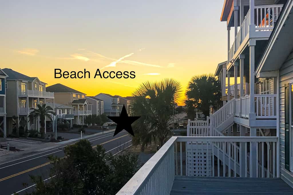 The Carolina Shell: Close to Beach, Outdoor Shower