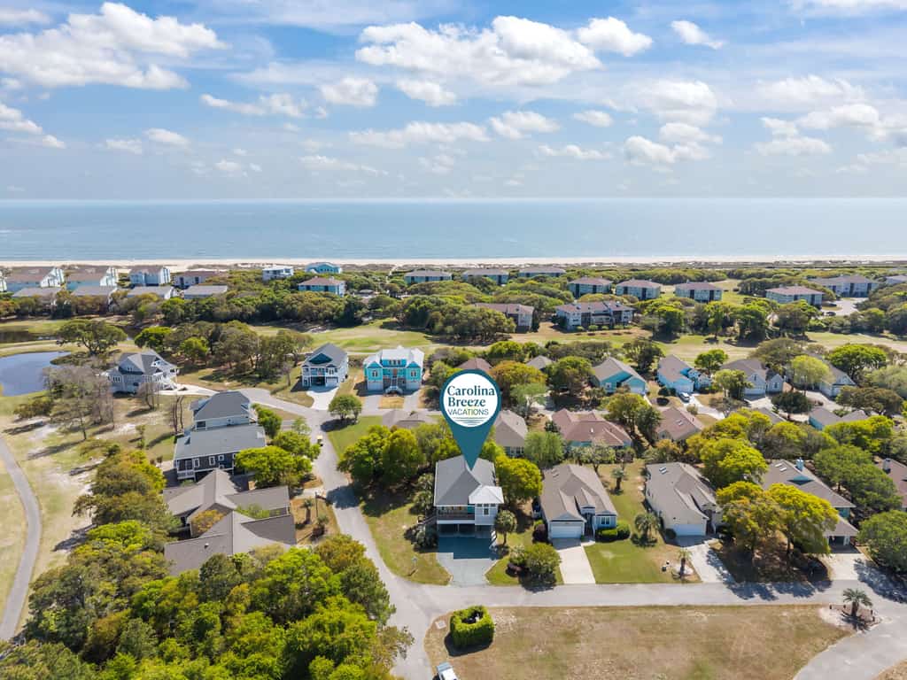 Slowin' Dune | Lavish Island Getaway with Golf Cart Near Beach, Golf, & Dining