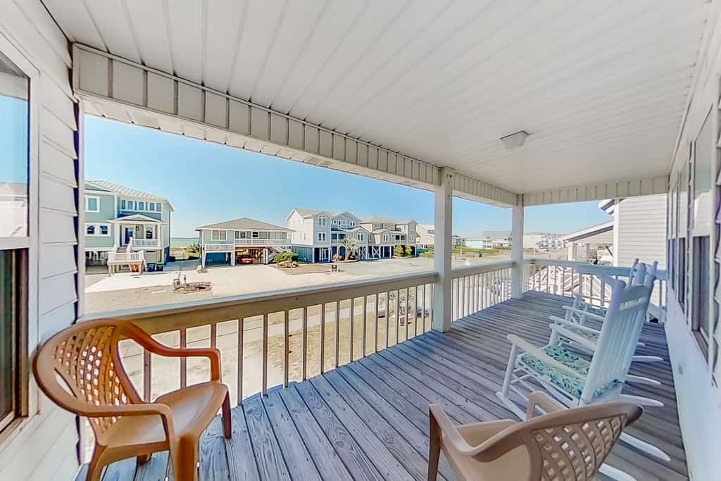 Stunning, Multi-Level Home Steps From Beach w/WiFi, Central AC, W/D, & Patio