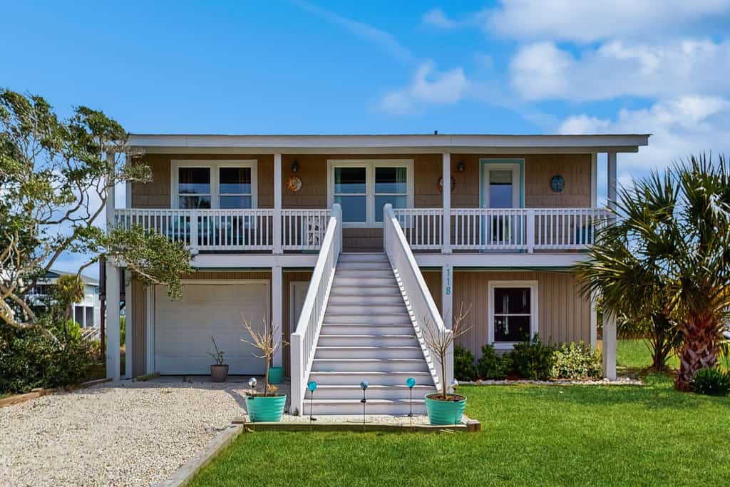 Dog-friendly waterfront home with private boat dock and close to beach access