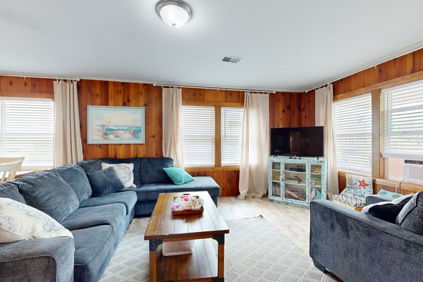 Dog-Friendly House Just Steps From Beach w/Free WiFi, Central AC, W/D, Patio