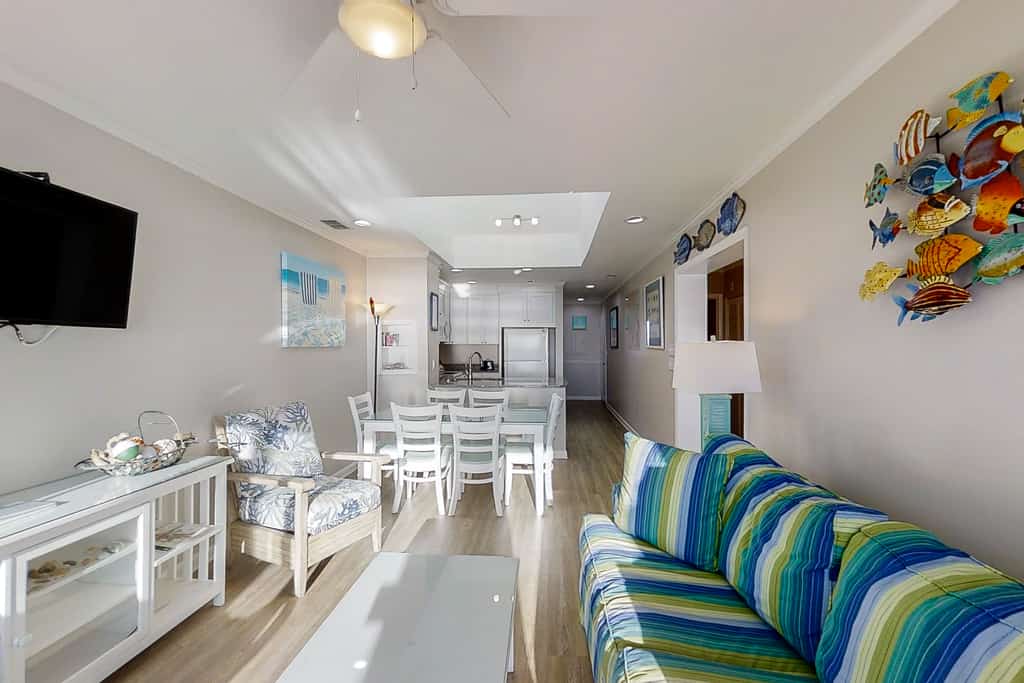 3rd-Floor Beachfront Condo w/Excellent Views, Balcony, Shared Outdoor Pool