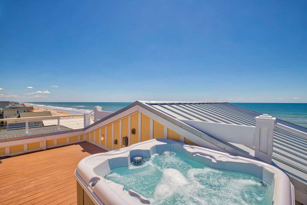 Oceanfront Retreat with Premium Views, Roof Top Hot Tub, Private Pool, Game Room and More...!