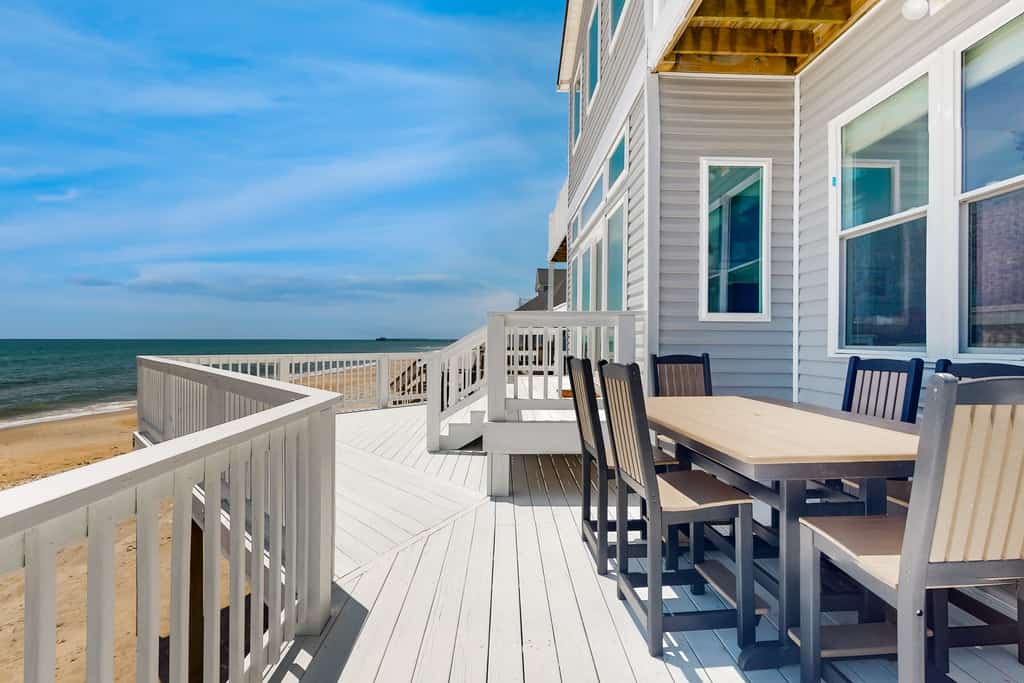 Oceanfront home steps from beach with recent thoughtful upgrades