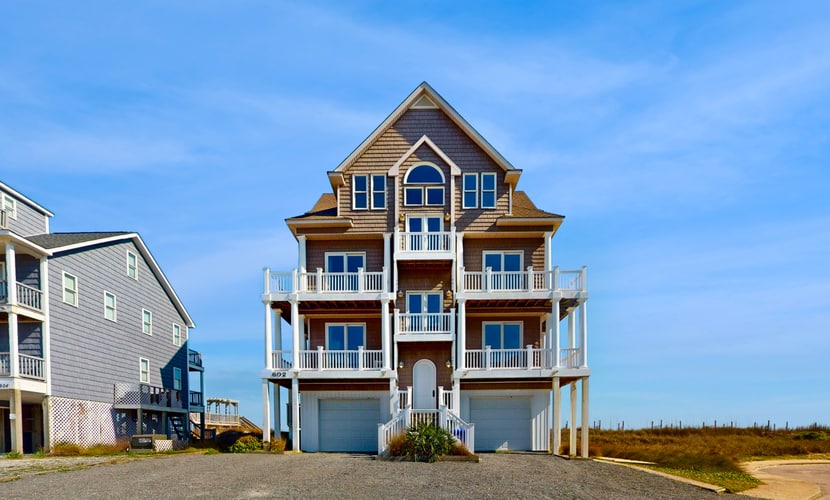 Expansive Oceanfront Retreat with Private Beach Access, Hot Tub, Elevator & Community Pool